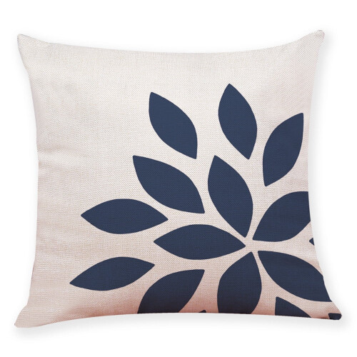 Dark Blue Pillow Cases Set of 2 Standard Size