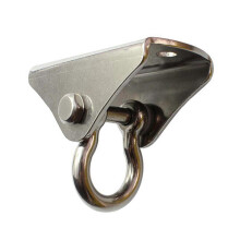 2 ganci per amaca in acciaio inox, fibbia di sicurezza a parete per altalena da interni ed esterni