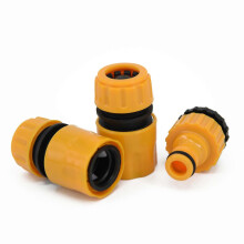 Adaptador de grifo con 2 conectores para manguera de jardín, divisor de plástico ABS para lavado de coches en balcón