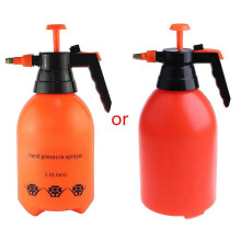2L Orange Portable Pressure Sprayer with Adjustable Nozzle for Garden Cleaning