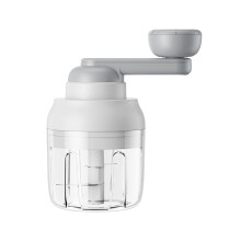 Manual Food Chopper with Hand Crank 250ml