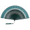 Folding Fan Bamboo Silk Hand Fan Chinese Style Lace Trim Sunlight Colour Change 1
