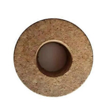 Cork Lids for Glass Vases, 12pcs Khaki Wood Plant Stoppers with Centre Hole for Hydroponics
