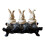 Convenient Rabbit Spices Jars Set Kitchen Organization Resin 1