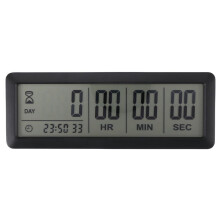 Digital Countdown Clock Black 999 Days