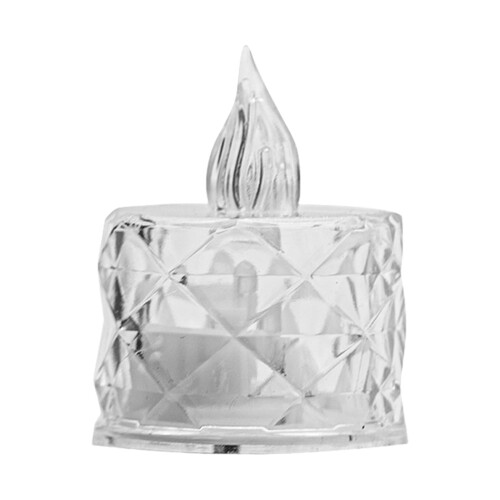 LED-värmeljus batteridrivna, 3,8 cm ljuslykta, 1