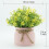 Lila künstliche Topfblumen, 1 Stück, Heimdekoration 3