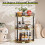 Étagère à épices rotative à 3 niveaux – Brun rustique, 25,7 cm² 3