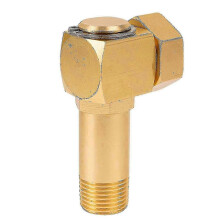 Brass Hose Reel Swivel Connector, 1 inch GHT to 0.8 inch, Compatible with Garden Products 698 840 870