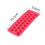Forma de gelo de silicone com estrelas e corações – 26 cavidades 2