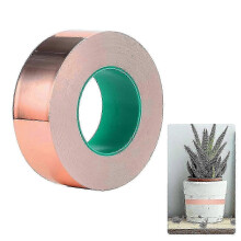 Adhesive Copper Tape 30mm x 20M for Garden Slug Repellent & EMI Shielding Conductive Foil