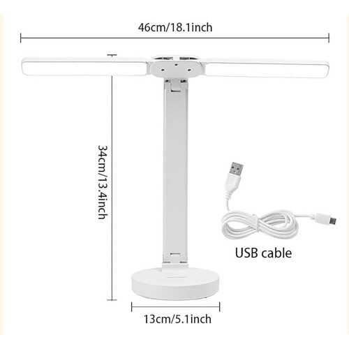 Miayilima LED Desk Lamp with Touch Control, 3 Colour 2