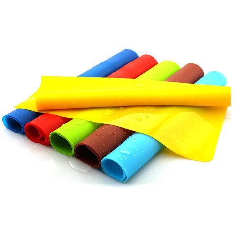 Voedselveilig siliconen vierkant placemat, warmte-isolerend, antislip 1