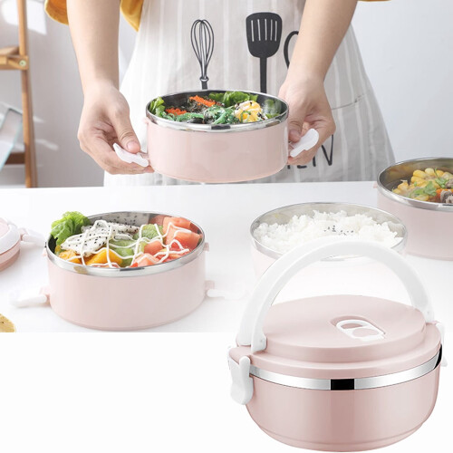 Isolerad matlåda i rostfritt stål 304, 1-pack 1
