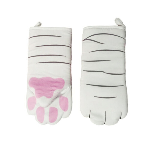 Oven Mitts Heat-Resistant with Cotton Lining 1 Pair 2