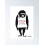 Banksy-stil apa-affisch – Modern oramad vägg 3