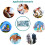 Serviette de plage en microfibre 70 x 140 cm, anti-sable, double face 4