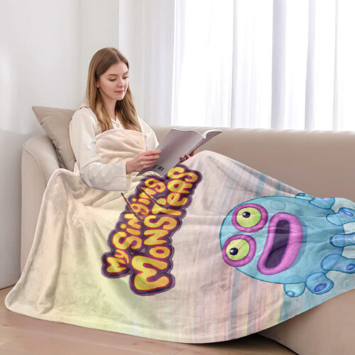 Couverture en flanelle My Singing Monsters 40 x 30 pouces 2