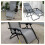 Tissu de remplacement pour chaise longue en polyester gris 2