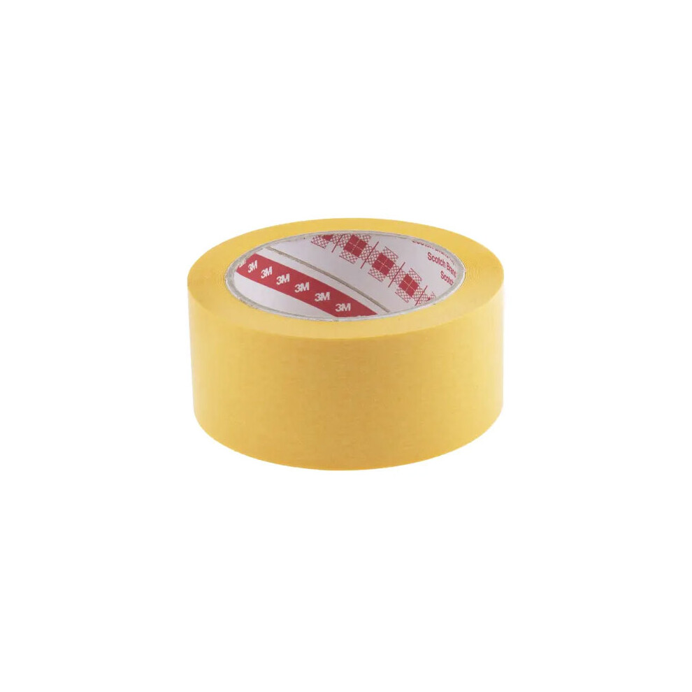 3M Scotch Performance Masking Tape 244, 48 Mm X 50 M, 0.08 Mm Gold
