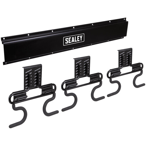 Sealey Sealey APHKIT4 Wall Mounting 6 Hook Storage Rail