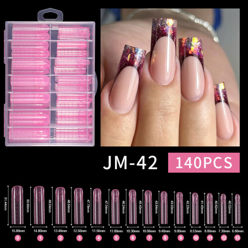 Aucun formulaire papier requis Extensions d'ongles en-Rose 2