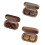Travel Friendly Contacts Lens Container Contacts-Dark brown 2