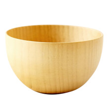 Japanese-style wooden bowl for noodles and food