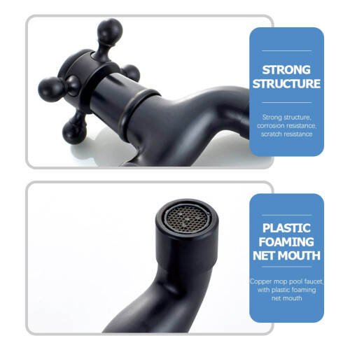 Kitchen Sink Faucet Wall-Mounted Copper 1