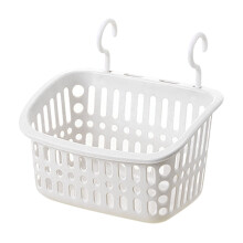 Plastikowy wiszący koszyk prysznicowy z haczykiem, 1 szt.