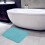 Set di tappeti da bagno in velluto corallo con memory foam e 3