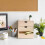 Mini houten ladekast met 3 lades - beige 2