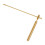 Dowsing Rods 2 Pcs Brass Adjustable Retractable Outdoor Water Metal Artifact Finding Divining Tool 3