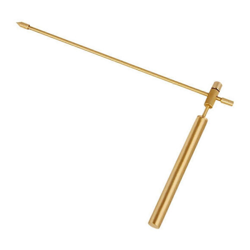 Dowsing Rods 2 Pcs Brass Adjustable Retractable Outdoor Water Metal Artifact Finding Divining Tool 2