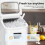 Countertop Ice Maker White 26 lbs/24H LED Timer 4