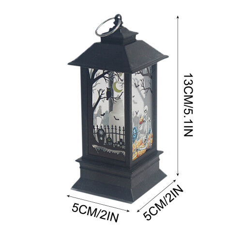 Lanterne LED Halloween - Lampe suspendue portable pour intérieur 2