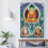 Εκτύπωση τοίχου από καμβά Θιβετιανής Thangka Shakyamuni 5