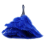 Plumeau de dinde bleu 35 cm, lot de 2 3