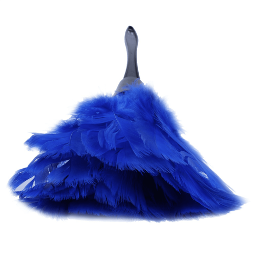 Plumeau de dinde bleu 35 cm, lot de 2 2