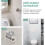 White Plastic Toilet Paper Holder Roller – 2Pack 2