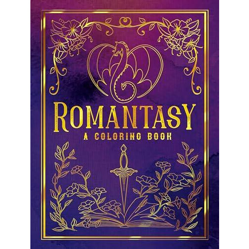 Romantasy Coloring Book by and Jenna Stark Paperback Book