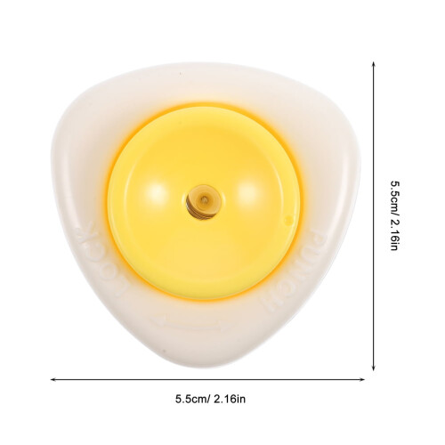 Egg Piercer Tool – Spring-Loaded, Reusable, Yellow 1
