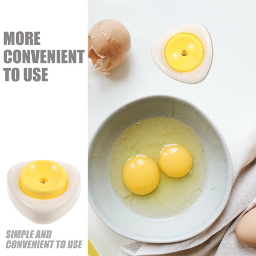 Egg Piercer Tool – Spring-Loaded, Reusable, Yellow 2