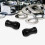 Bouton de cordon de store en PVC noir, 8 pièces 3