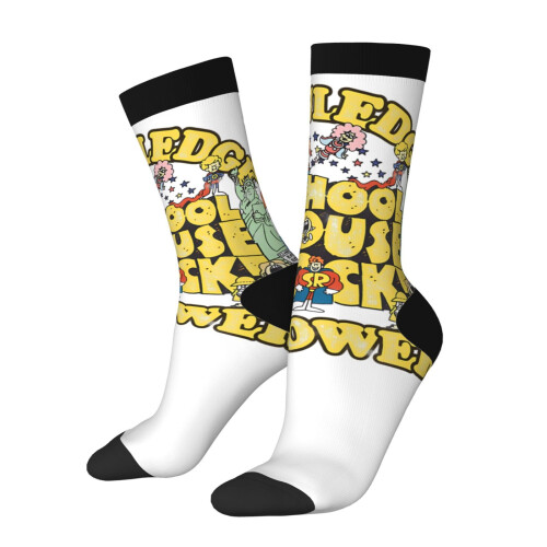 Chaussettes mi-mollet de couleur contrastée – 95 % polyester, 5 % élasthanne 1