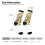 Chaussettes mi-mollet de couleur contrastée – 95 % polyester, 5 % élasthanne 5