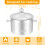 Borosilicate Glass Simmer Pot 1.5L with Lid 3