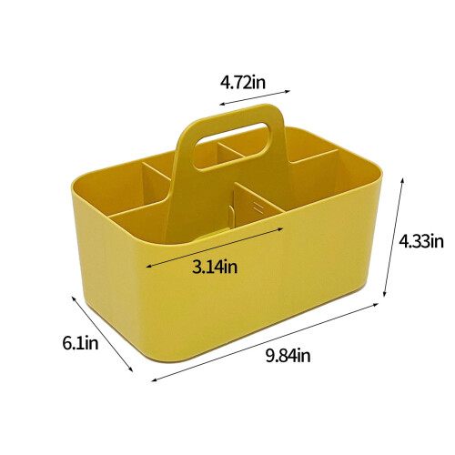 Plastic Shower Caddy with 5 Compartments 9.76 x 6 x 6.7 2