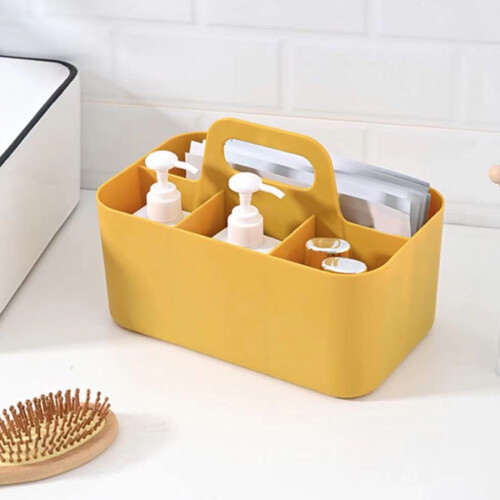 Plastic Shower Caddy with 5 Compartments 9.76 x 6 x 6.7 1