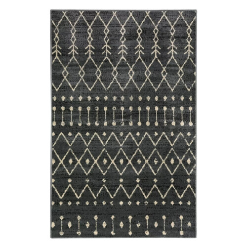 LingStar vintage γεωμετρικό πατάκι εσωτερικού χώρου, λεπτό, μαλακό χαλί 2